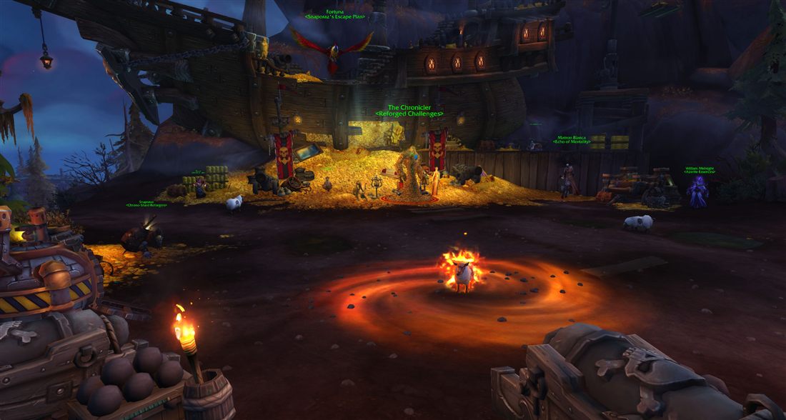 The Plunderforged Bay vendor row