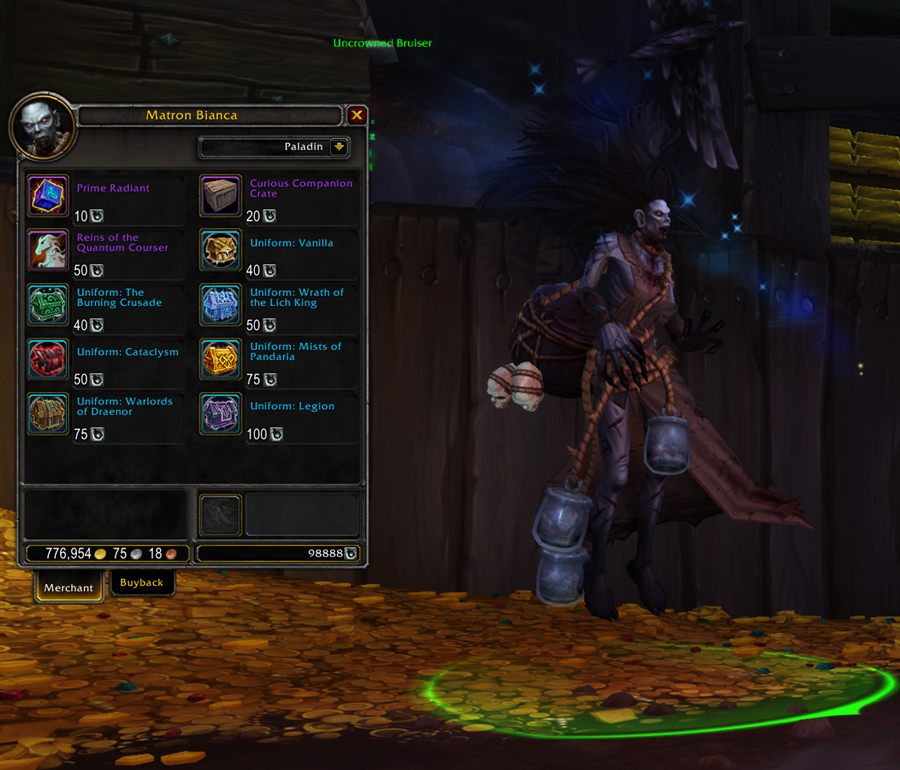 Matron Bianca's Echo of Mortality shop