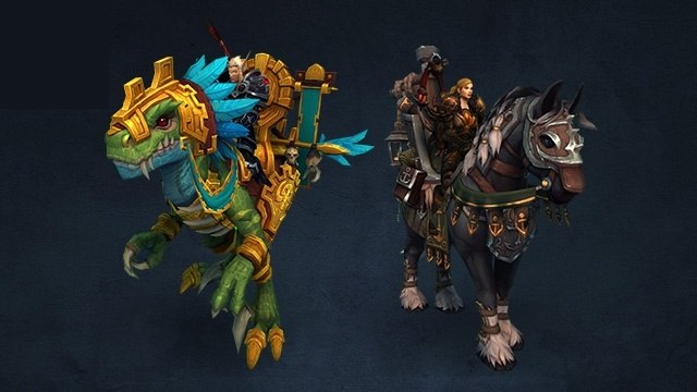 The launch promo faction mounts