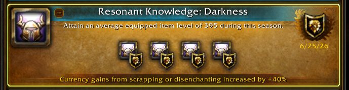 The Resonant Knowledge: Darkness achievement